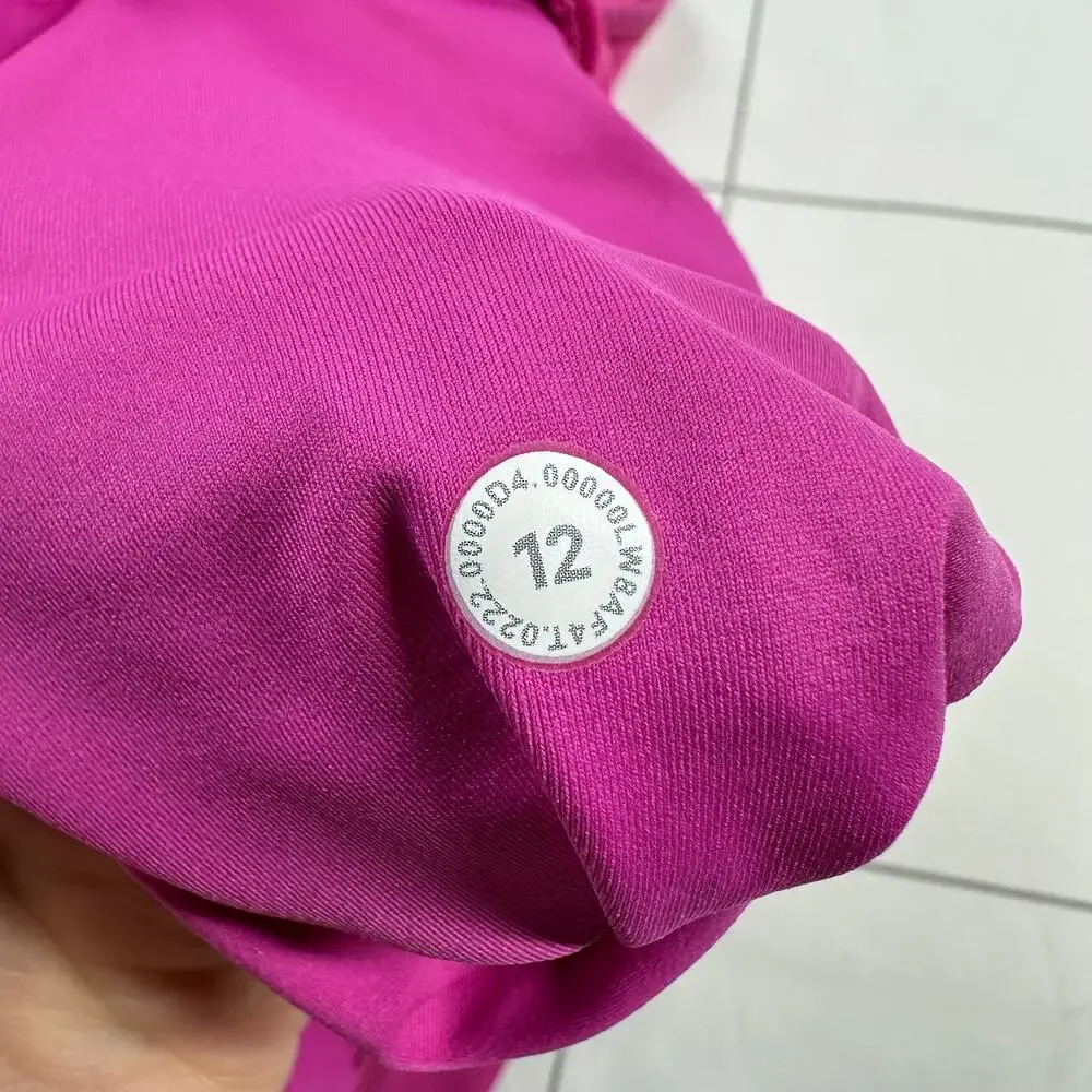 Lululemon Skirt Womens 12 Long Pink Hotty Hot High Rise Athletic Sporty Tennis - Picture 5 of 15